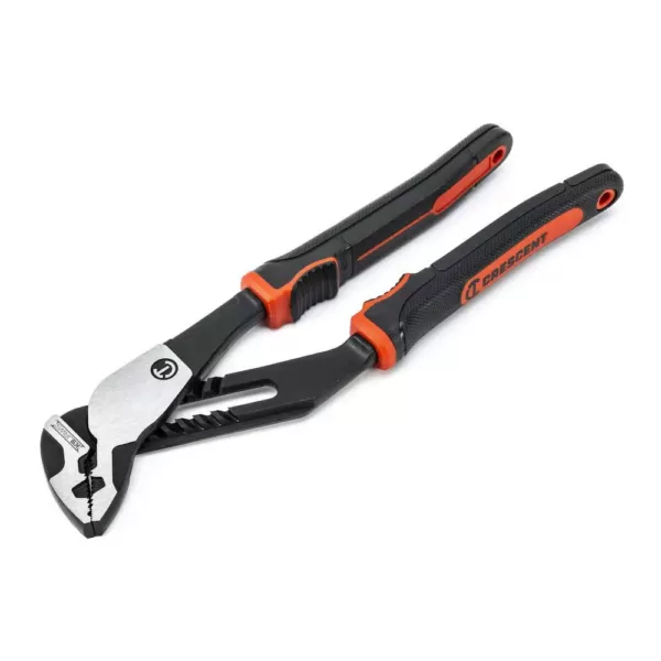 Crescent 8 in. Z2 K9 Straight Jaw Dual Material Tongue and Groove Pliers